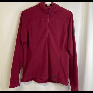 First Ascent Eddie Bauer Womens large fleece pullover gorpcore 1/2 zip